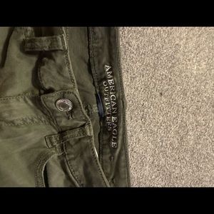 Olive Green AE jeans